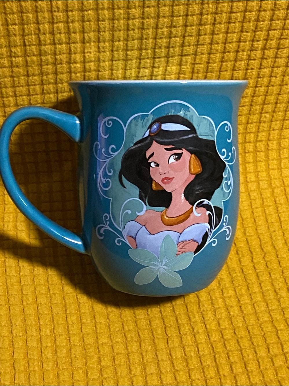 DISNEY Blue JASMINE Double-Wall Ceramic Drink Cup